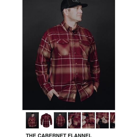 Dixxon cabernet flannel - NWOT and gorg colors! - Picture 7 of 9